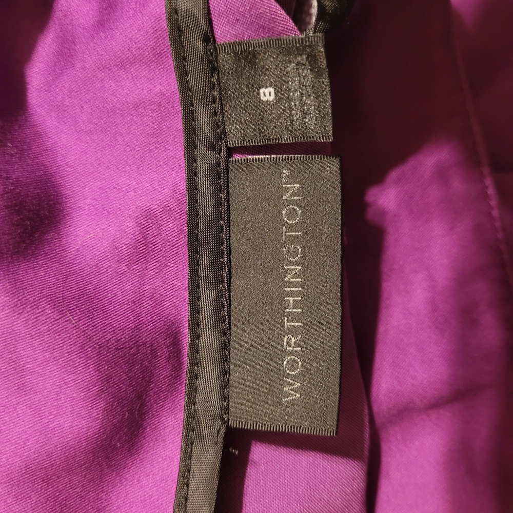 Worthington Purple Skirt